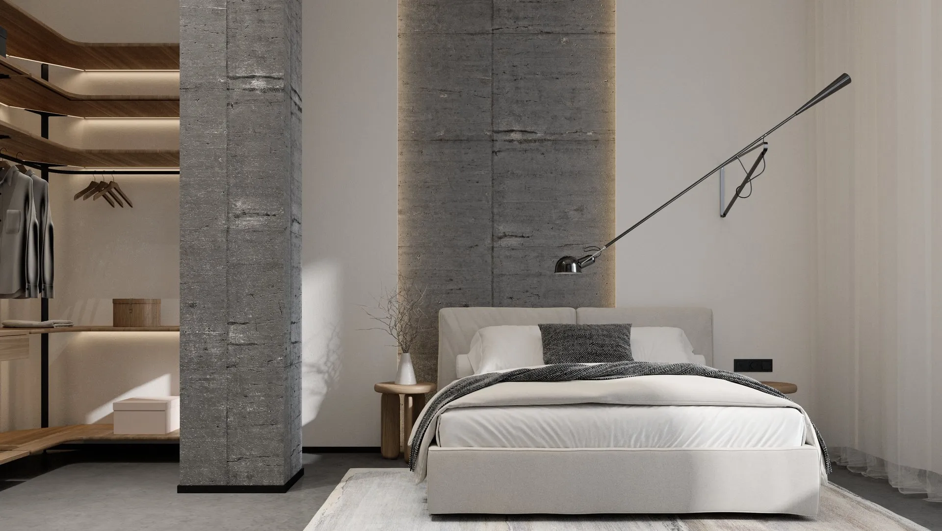 Master bedroom & dressing — 1