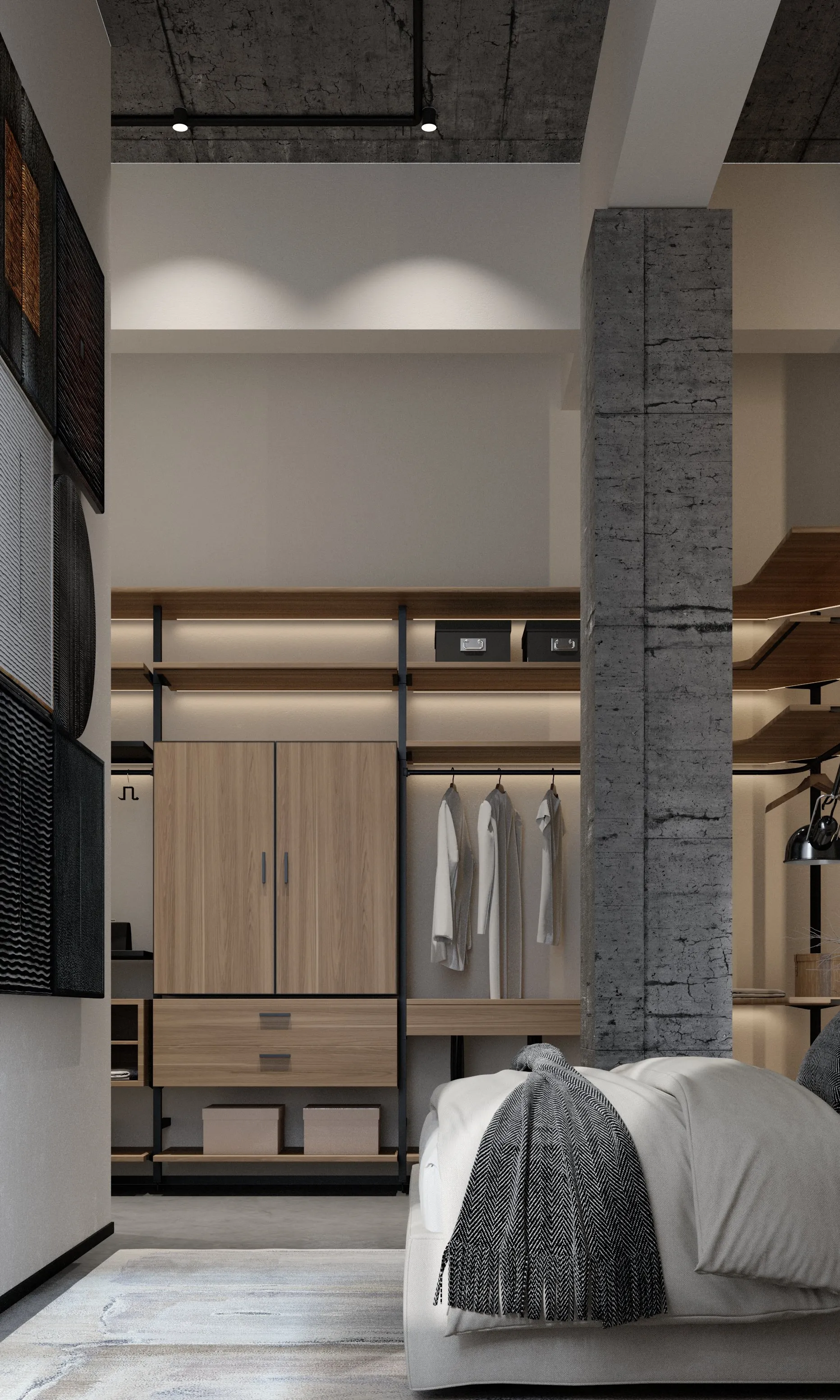 Master bedroom & dressing — 2