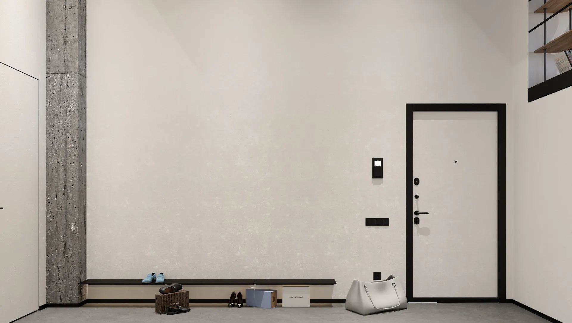 Entrance, hallways and loggia — 1