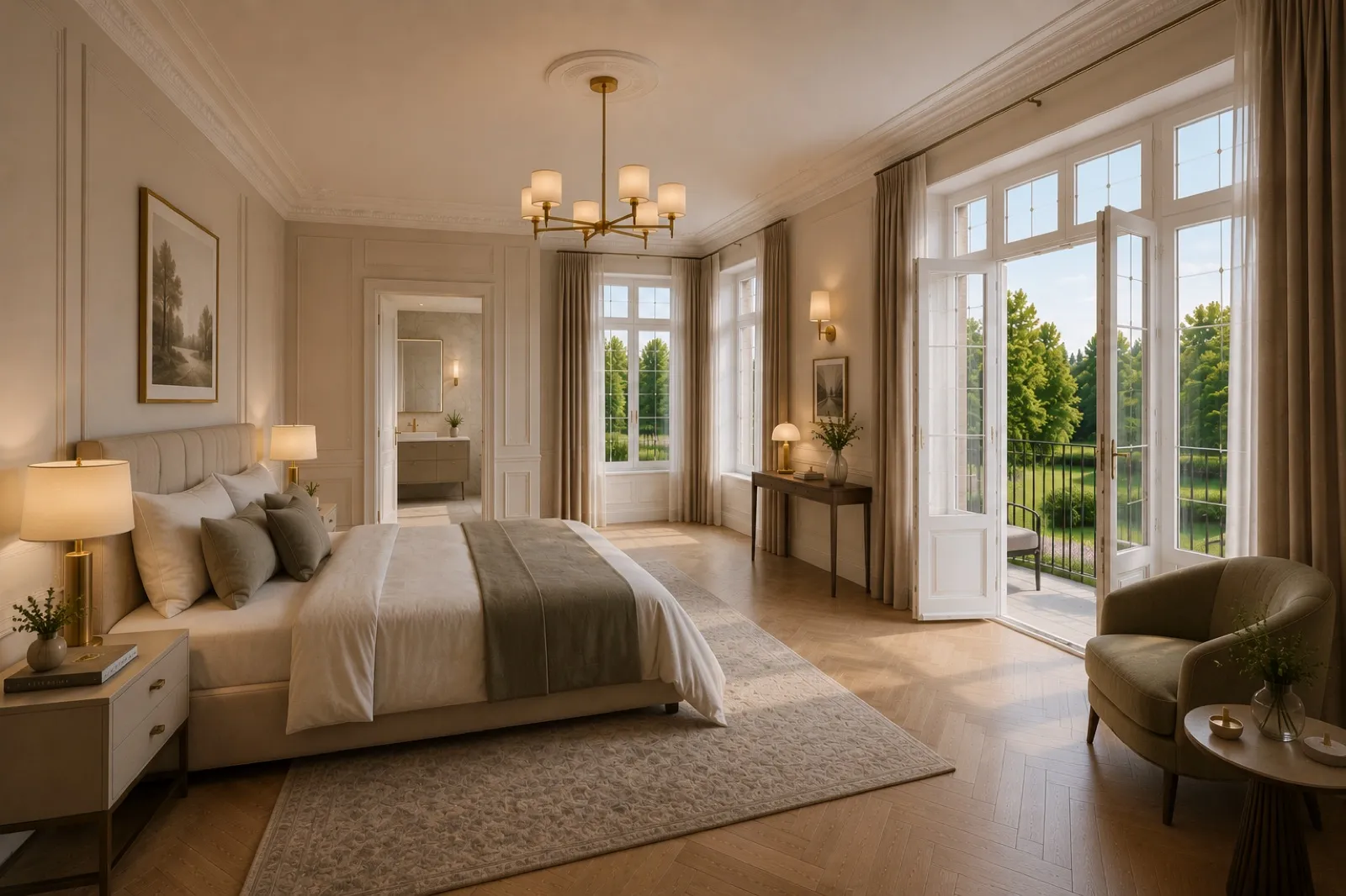 Master bedroom & dressing (21.65 + 6.69 m²) — 1