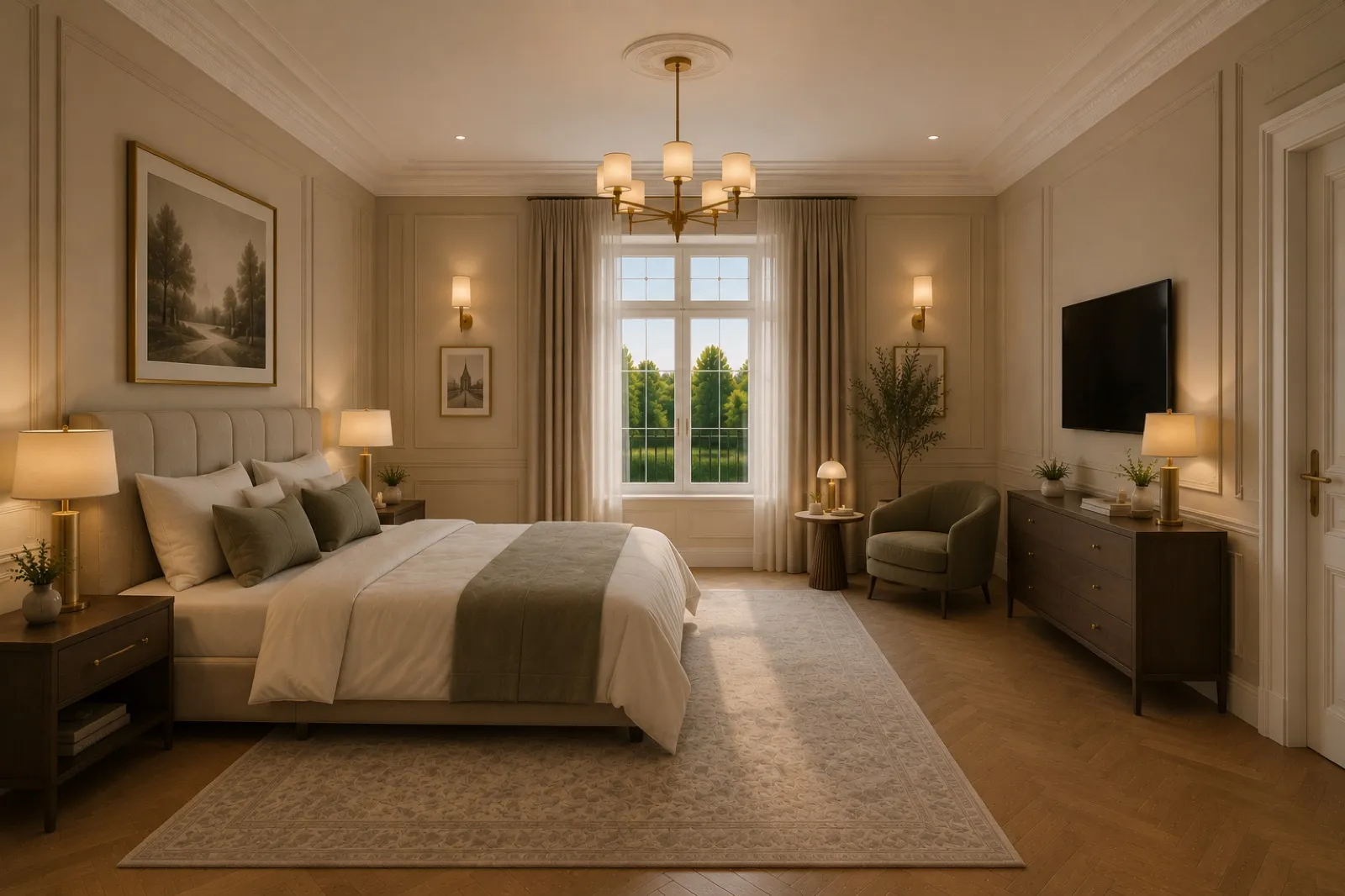 Master bedroom & dressing (21.65 + 6.69 m²) — 2