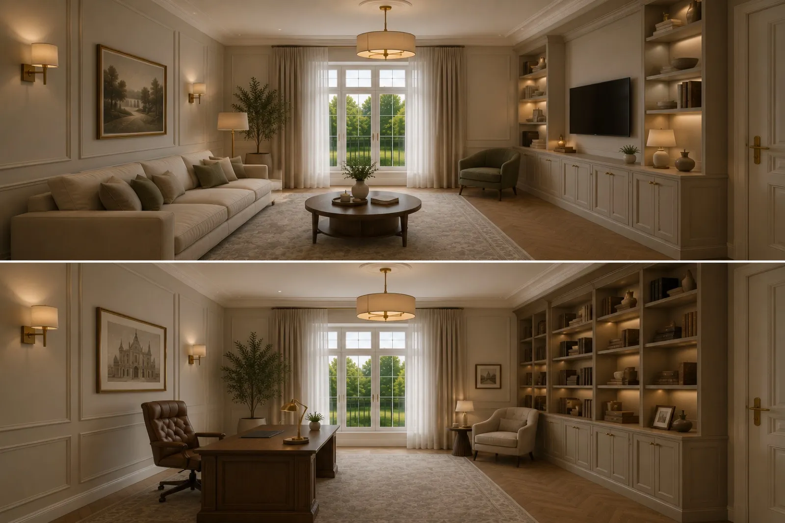 Multifunctional room (22.34 m²) — 1