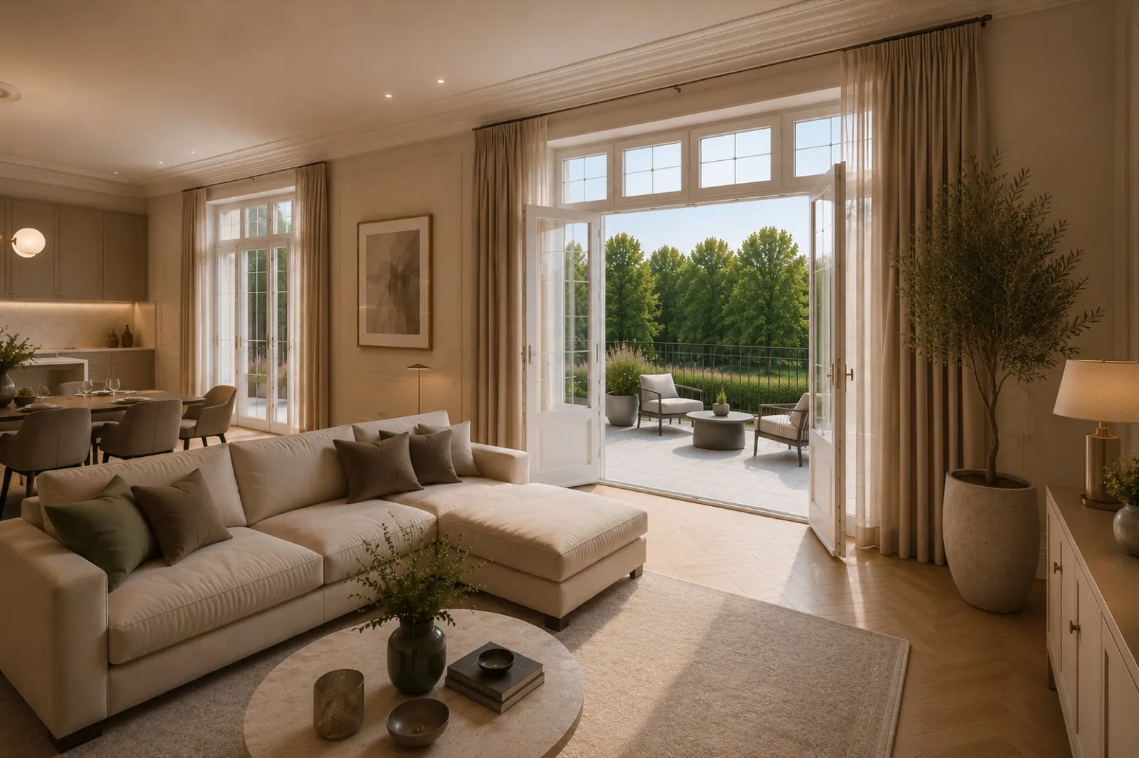 Private terrace (42 m²) — 1