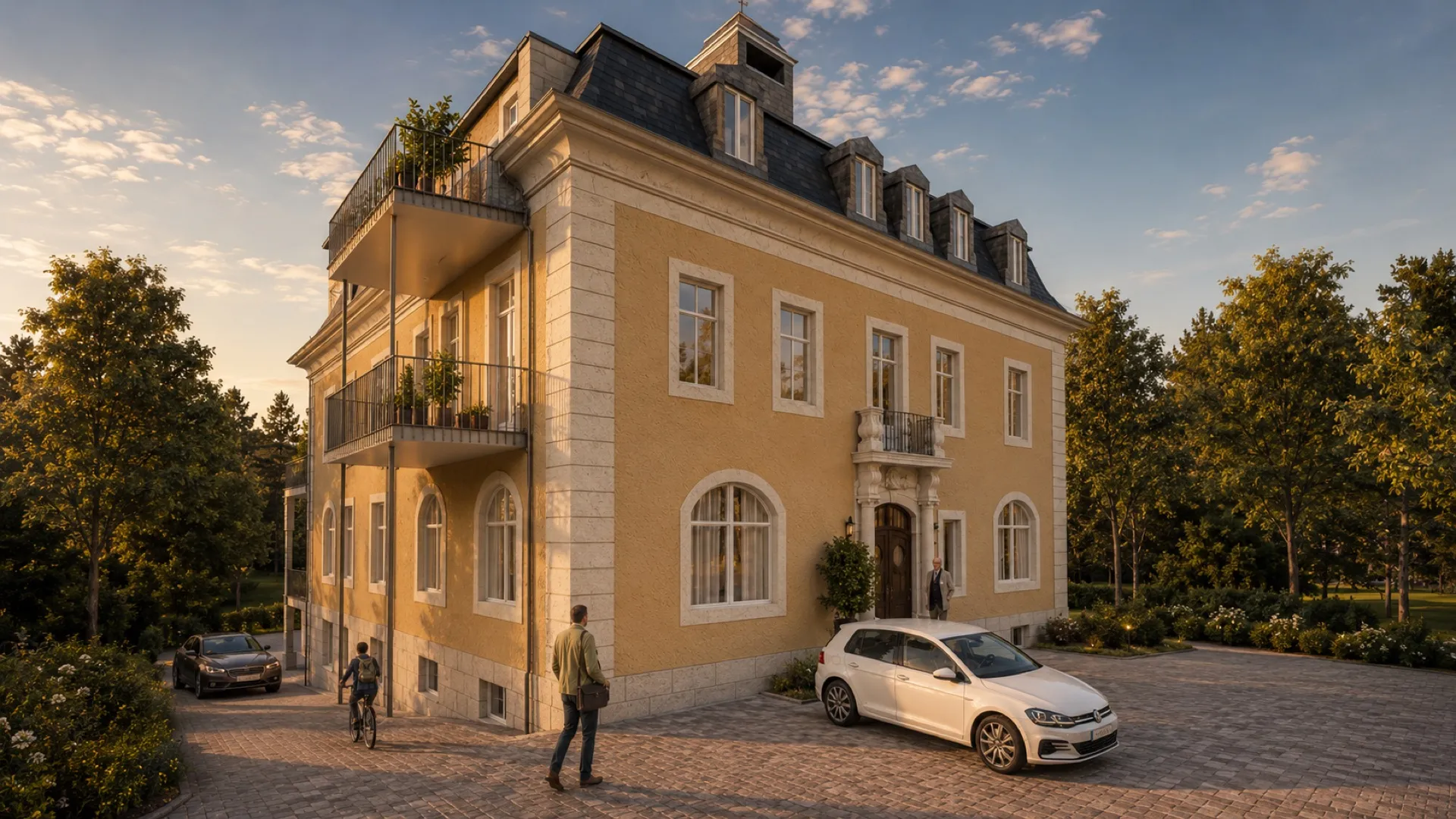 Rittergut Oberlosa — Herrenhaus — detail